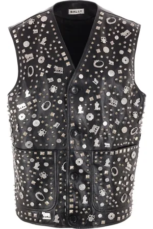 Bally Studded leather vest