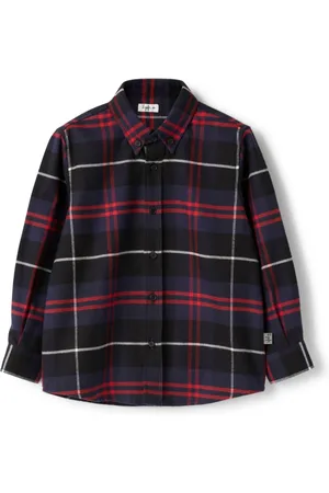 Il gufo Checked cotton shirt