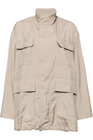 JNBY Multi-pocket H-shaped mid-length windbreaker