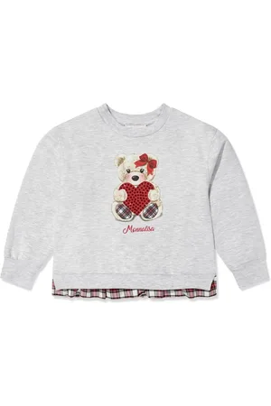 MONNALISA Teddy bear-print sweater