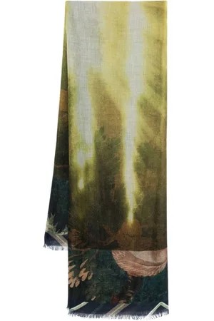 PIERRE-LOUIS MASCIA Illustration-print scarf