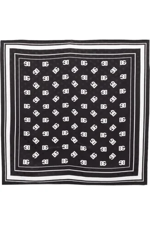 Dolce & Gabbana DG logo silk scarf