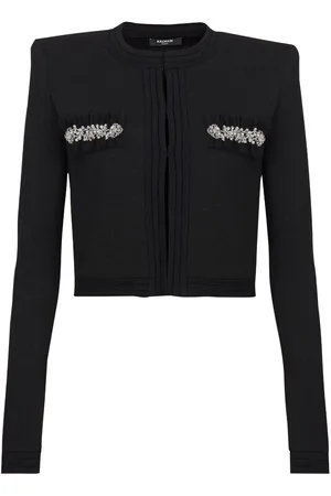 Balmain Crystal-embellished cardigan