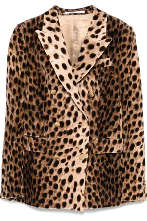 TAGLIATORE Leopard-print blazer