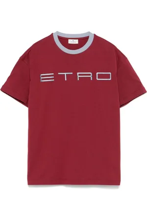 Etro Logo-embroidered T-shirt