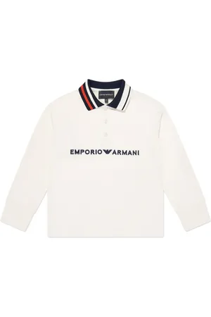 Emporio Armani Embroidered-logo polo shirt