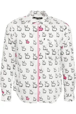 Comme des Garçons All-over rabbit printed shirt