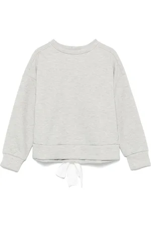 MISS GRANT Lamé sweatshirt