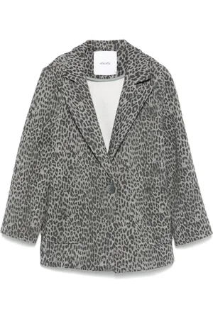 MISS GRANT Leopard blazer