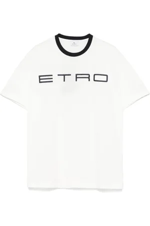 Etro Logo-embroidered T-shirt