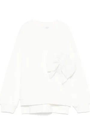 MISS GRANT Bow-detailed sweatshirt