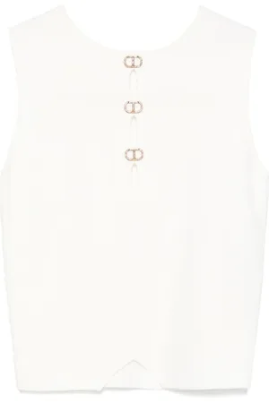 Twin-Set Logo-plaque top