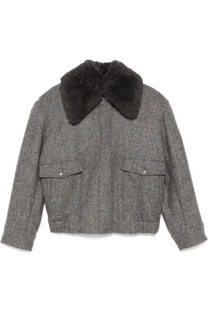 Stella McCartney Spread-collar coat