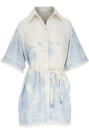 ZIMMERMANN Floral-print mini dress