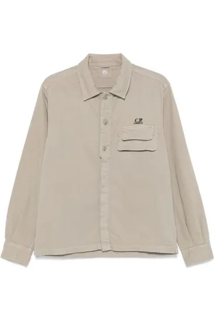 C.P. Company Logo-embroidered shirt