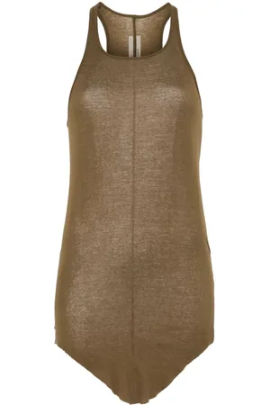 Rick Owens Fine-ribbed tank top