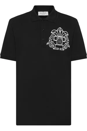 Philipp Plein Skull & Bones piqué polo shirt