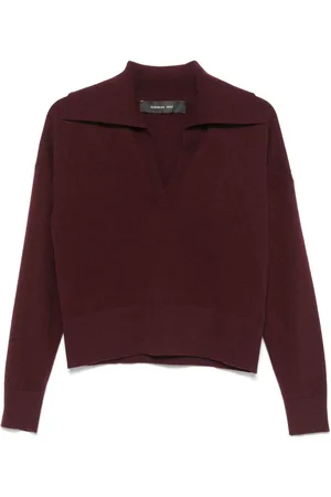 FEDERICA TOSI Fine-knit polo top