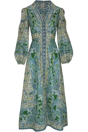 ZIMMERMANN Floral-print midi dress