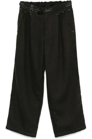 and wander Wide-leg tweed trousers