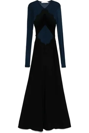 CHRISTOPHER ESBER Lace-detailed maxi dress