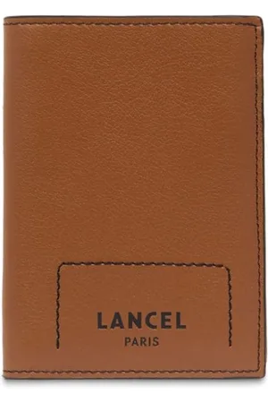 LANCEL 9cc tri-fold leather wallet