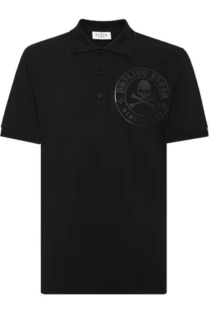 Philipp Plein Logo-embellished cotton polo shirt