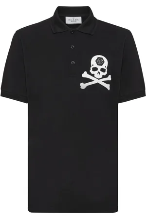 Philipp Plein Logo-print cotton polo shirt