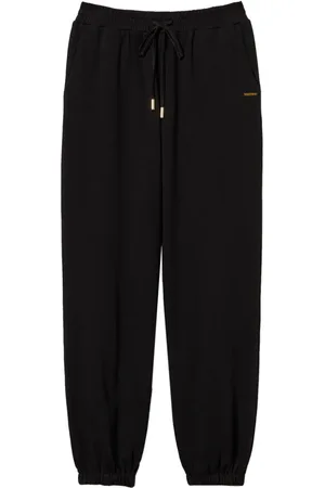 Twin-Set Satin-trim track pants