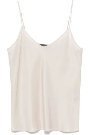 LORENA ANTONIAZZI Sheer tank top