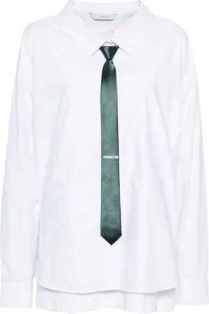 pushBUTTON Long-sleeved cotton shirt