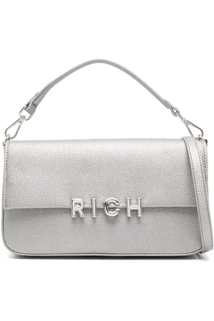 John Richmond Logo-lettering tote bag