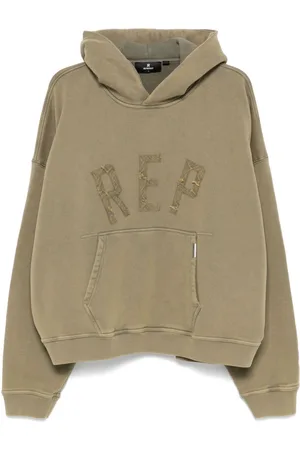 Represent Embroidered-logo hoodie