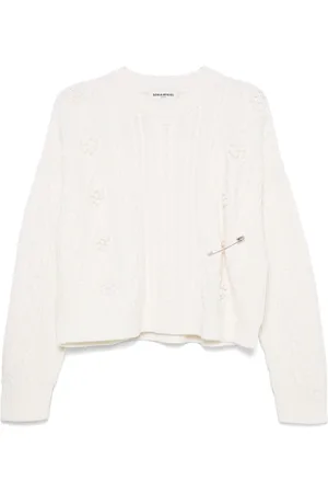 Sonia by Sonia Rykiel Cable-knit wool sweater