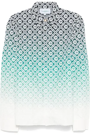Casablanca Raised-monogram shirt