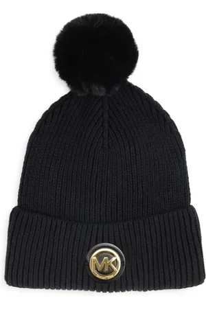 Michael Kors Logo-plaque cotton-blend beanie