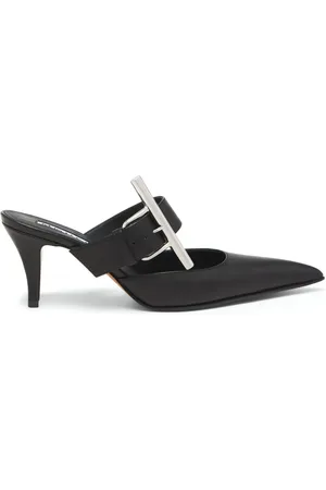 Alexander McQueen 70mm Francisco leather mules