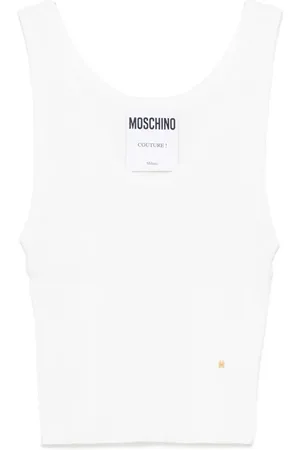 Moschino Logo-lettering tank top