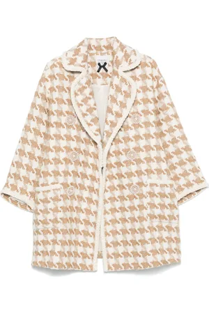 Edward Achour Paris Houndstooth coat