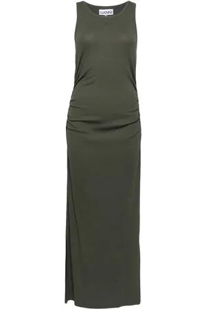 Ganni Rib tank top long dress