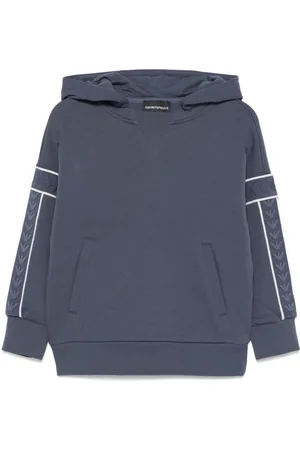 Emporio Armani Embossed-logo hoodie