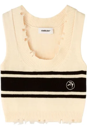 AMBUSH Raw-cut knitted top