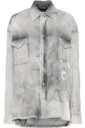 Maison Mihara Yasuhiro Satin long sleeve shirt