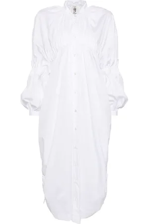NOIR KEI NINOMIYA Drawstring detail day dress
