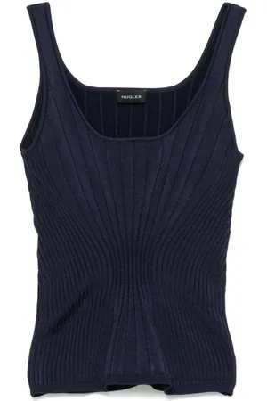 MUGLER Knitted tank top