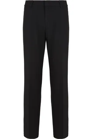 Emporio Armani Compact fabric chinos