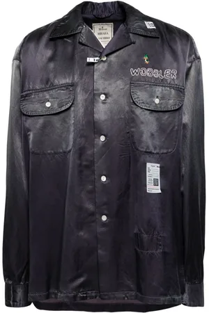 Maison Mihara Yasuhiro Logo-patch shirt