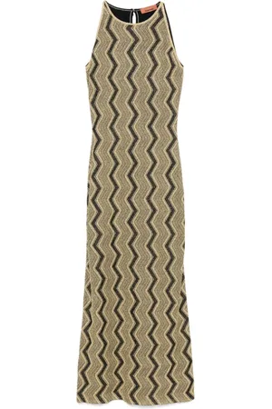 Missoni Zigzag-woven maxi dress
