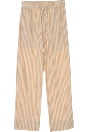 Tekla Striped pajamas trousers