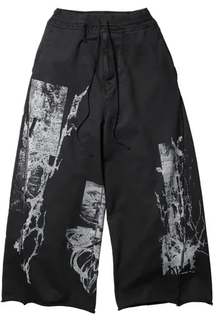 JULIUS Rift Graphic wide trousers